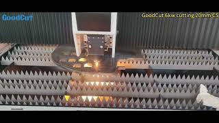 GoodCut GC1530F 6KW Cutting 20mm CS Fiber Laser Cutting Machine [upl. by Tenneb]