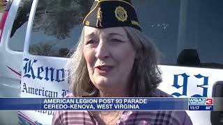 CeredoKenova American Legion Post 93 Veterans Day parade [upl. by Erbes]