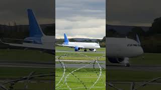 Jet2 Holidays A321N Landing Into Manchester [upl. by Kcirdaed]