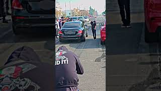 AMG E63S VS BMW X4M Competition carshow carmeet race drag dragrace [upl. by Cosetta]