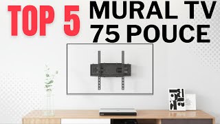 Les 5 Meilleurs Supports Muraux pour TV Jusquà 75 Pouces en 2024 [upl. by Agem954]