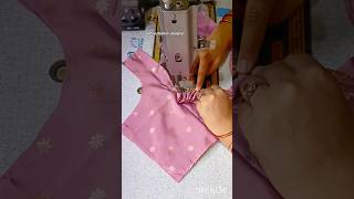 💯✨ Blouse Ki Cutting ✂️ and stitching ✨✨ blouse back design cutting and stitching ytshorts [upl. by Aihn]