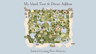 緑に囲まれた自然島のお散歩  My Island Tour  Animal Crossing New Horizons あつ森 [upl. by Kreit282]