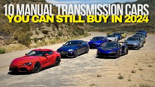 10 Manual Transmission Cars You Can Still Buy in 2024 [upl. by Simmonds]