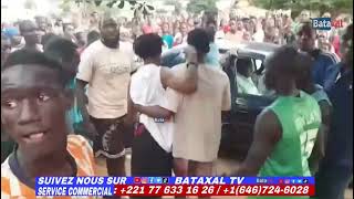 Urgent à Mbour  Btlle entre le Kankourang de Dioudiou Cissé Kounda et les Habitants [upl. by Anaihsat]