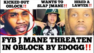 Oblock Edogg Threatens To SLAP FYB J Mane In The Face While He Was In Oblock  Lil Durk New Lawyer [upl. by Connolly83]