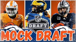 Denver Broncos 2024 NFL OFFSEASON Mock Draft Free Agency Approach and Roster Breakdown [upl. by Shiau248]