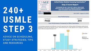 How I scored 240 on USMLE Step 3  Advice Study strategies Tips amp Resources [upl. by Neeli]