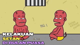 Kelakuan setan di bulan puasa  Animasi lucu [upl. by Isaac]