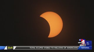 Taylorsville community gathers to see the solar eclipse [upl. by Rimaa]