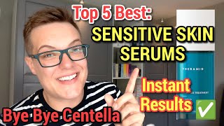 Top 5 BEST SERUMS FOR SENSITIVE SKIN [upl. by Seabrook]