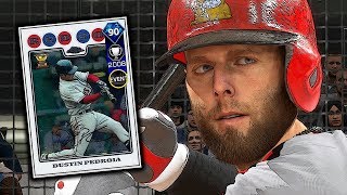 NEW DIAMOND DUSTIN PEDROIA DEBUT MLB THE SHOW 18 DIAMOND DYNASTY [upl. by Ttcos]