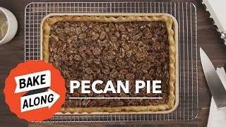 Easy Pecan Pie Recipe with Crust and Tasty Filling that Sets  Great American Baking Show  Baking [upl. by Jarita140]