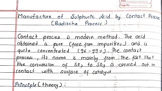 Modern Chemical Manufacture  Class 11 Chemistry  Lesson 17 [upl. by Aldwin773]