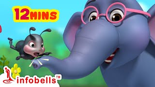 Ek Mota Hathi Songएक मोटा हाथी  Hindi Rhymes amp Balgeet  Infobells hindirhymes ekmotahathi [upl. by Ali]