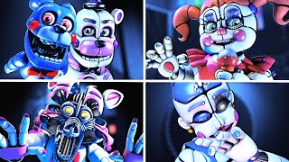 Every FNaF Sister Location Animatronic in a Nutshell [upl. by Oecile]