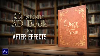 3D Book amp Fairy Tale Storybook Animation  After Effects [upl. by Adyahs]