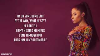 ANACONDA  NICKI MINAJ Lyrics [upl. by Llerdnad522]