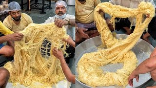 ULTIMATE Soan Papdi Making😱😱 इतनी मेहनत और किसी मिठाई में नहीं लगती😳😳 Indian Street Foodfood [upl. by Sokil]