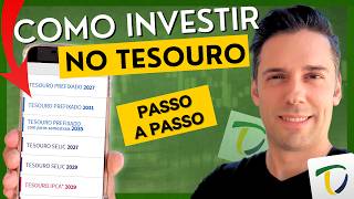 GUIA COMPLETO PRA INICIANTES Como investir no TESOURO DIRETO na prática [upl. by Nawyt]