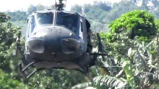 Bell UH1 Huey helicopter in Legaspi philippines [upl. by Siraval]