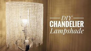 An Easy Way For You To Make A Beautiful Chandelier Lampshade [upl. by Edwine]