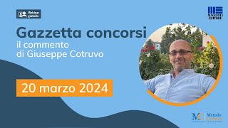 Gazzetta Concorsi 20324 bando Agenzia Riscossione aggiornamenti su Agenzia Entrate Inps e UPP [upl. by Dorry]