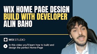 How to Design a Homepage using Wixcom  Beginners Guide [upl. by Alberta]