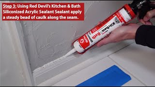 How To Recaulk Bathroom Trim [upl. by Noe593]