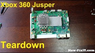 XBOX 360 Jasper Elite disassembly  Teardown [upl. by Gaudet464]