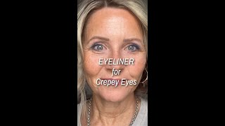 EYELINER for Crepey Eyes [upl. by Keyser]