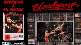 Bloodsport 4k Ultra HD Bluray Mediabook Unboxing amp Review [upl. by Sair664]