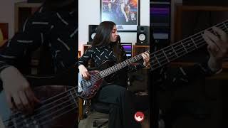 Silvia Pistolesi playing Red Moon by Riccardo D’Attis bass femalebassist rockmusic [upl. by Iborian]