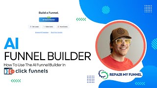 Building a Funnel with AI in ClickFunnels 20  StepbyStep Tutorial [upl. by Kipper]