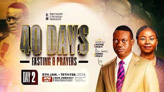 APOSTLE AROME OSAYI  40 DAYS FASTING AND PRAYER  SCIENCE OF ALTARS DAY 2  9TH JAN 2024 [upl. by Gora]