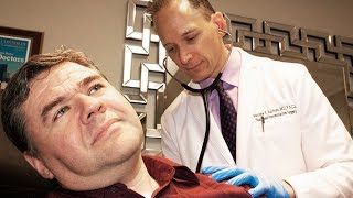 Mike Struggles to Breathe  Diaphragm Paralysis Treated by Dr Kaufman [upl. by Eisso66]