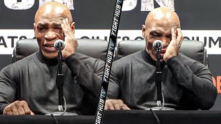 Mike Tyson TEARED UP After LOSS To Jake Paul In Post Fight Interview [upl. by Anaejer957]