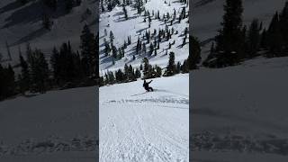 Snowboarding the Cat accessible terrain Powder Mountain Utah [upl. by Eelegna37]