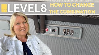 Level8 Luggage Changing Your TSA Lock Combination Easily [upl. by Arelc390]