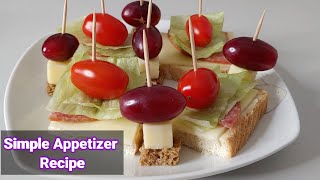 TWO DELICIOUS APPETIZER RECIPEHOW TO MAKE SIMPLE APPETIZERSCHRISTMAS PARTY APPETIZERSSIMPLE BITE [upl. by Alvera]