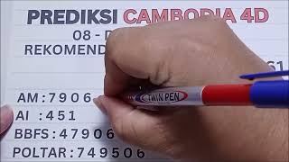 PREDIKSI CAMBODIA HARI INI 8 DESEMBER 2024  BOCORAN TOGEL CAMBODIA HARI INI  RUMUS CAMBODIA JITU [upl. by Bromley]