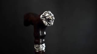 Lion Walking Cane  Unusual Walking Stick for Gentelmen  3D Review [upl. by Ayekam]