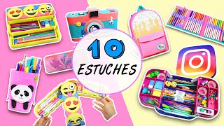 10 INCREIBLES Estuches o Lapiceras  Regreso a Clases  Manualidades aPasos [upl. by Shippee]