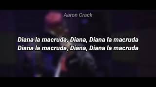 TRAP DIANA LA MACRO  KARAOKE ORIGINAL 🎤 Aaron Crack [upl. by Lewej795]