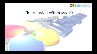 Clean Install Windows 10 [upl. by Acilegna]