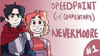 Talking About OCs  Nevermoore  Speedpaint [upl. by Angelica]