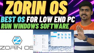 Zorin OS Features  Zorin OS Windows App Support  Best OS For Low End PC  Play Games [upl. by Nerral602]