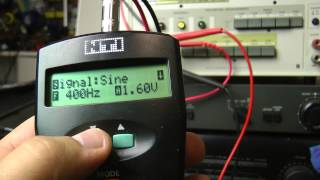 NTI Minirator MR1 Audio Generator THD Test [upl. by Inerney1]