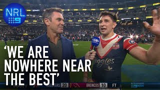 Awestruck Victor Radley details Roosters mindset to rewrite history  NRL on Nine [upl. by Wilbur]