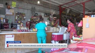 Why are many Texans denied SNAP benefits due to car value [upl. by Tamqrah]